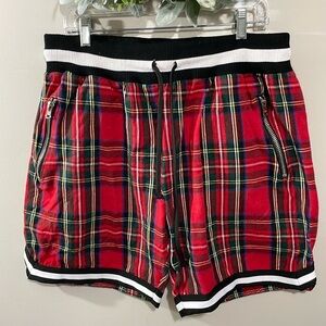 MNML Plaid Basketball Shorts XL